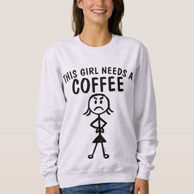 LADIES FUNNY COFFEE T-shirts (Front)