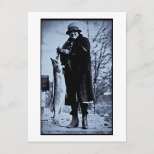 Ladies Get the Big Ones! Postcard