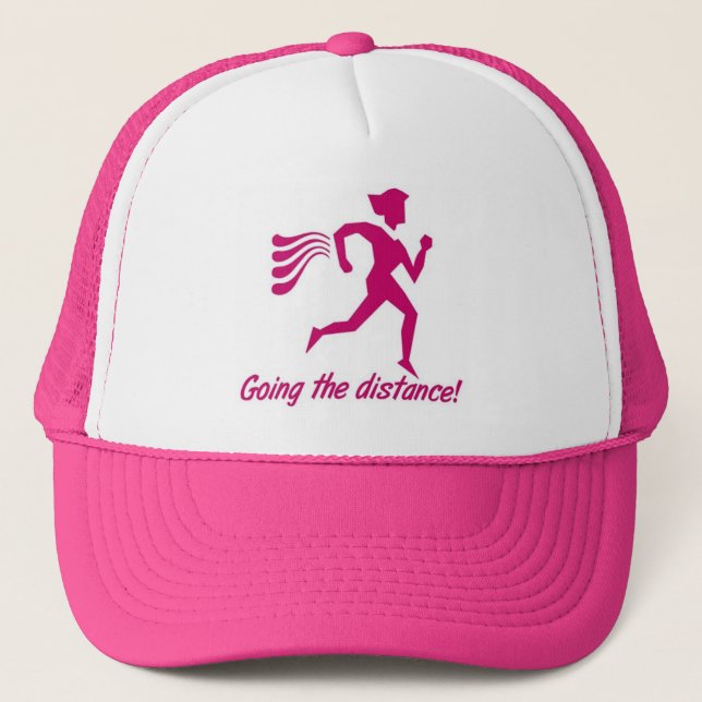 LADIES GOING THE DISTANCE RUNNING CAP (Front)