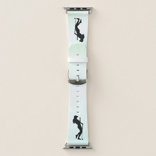 Ladies Golf Green Apple Watch Band (Band)