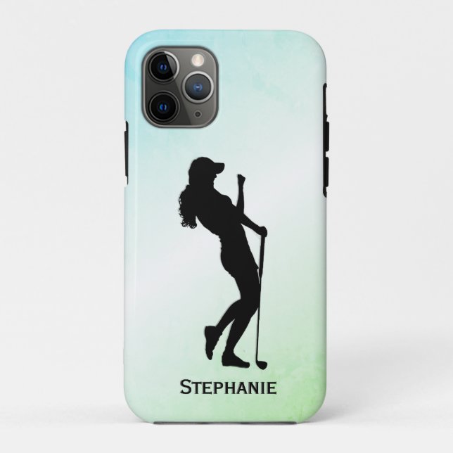 Ladies Golf Green Case-Mate iPhone Case (Back)