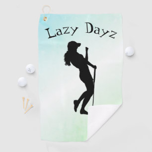 Ladies Golf Green Towel