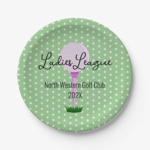 Ladies Golf League Golf Party Paper Plates