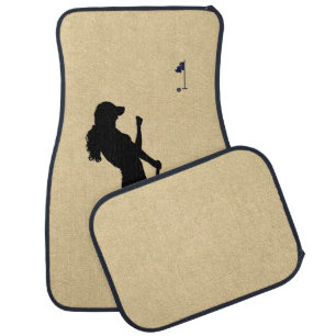Ladies Golf Leather Look Car Floor Mat