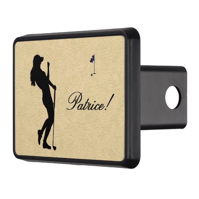 Ladies Golf Leather Look Hitch Cover (Left)