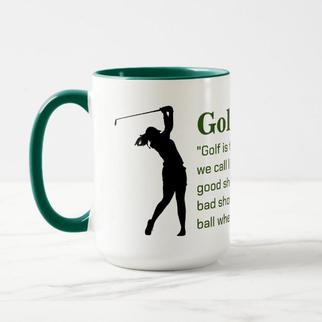 Ladies Golf Mug  (Left)