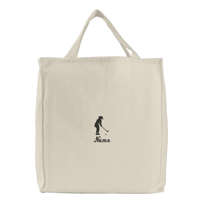 Ladies Golf Tote Bag Embroidered