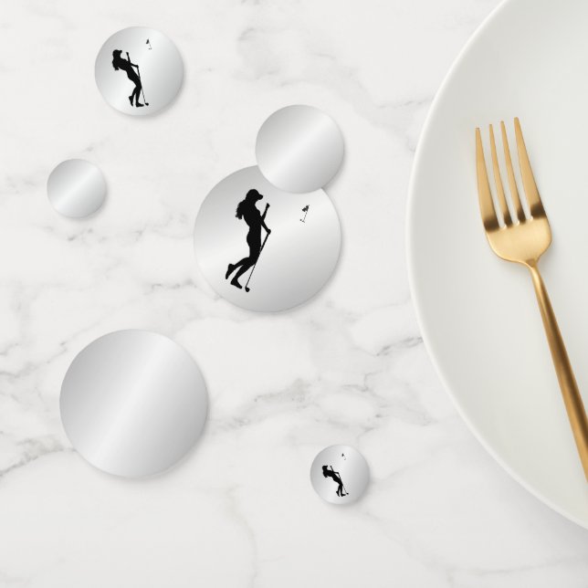 Ladies Golfer  Confetti (Group)