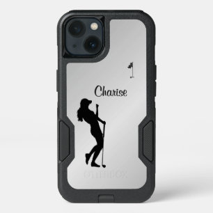 Ladies Golfer Hole in One Personal Name iPhone 13 Case