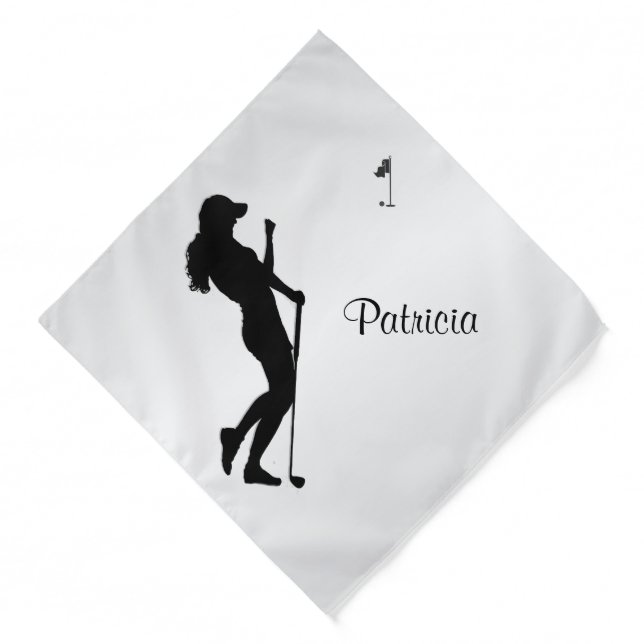 Ladies Golfer Personal  Bandana (Front)