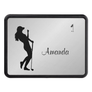 Ladies Golfer Personal Hitch Cover