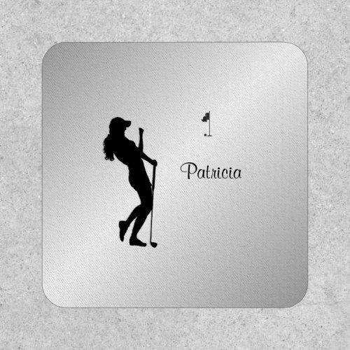 Ladies Golfer Personal Patch
