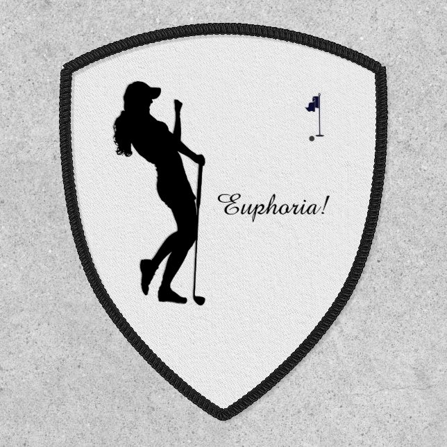 Ladies Golfer Personal  Patch (Front)