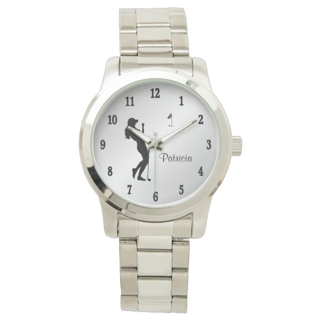 Ladies Golfer Personal  Watch (Front)