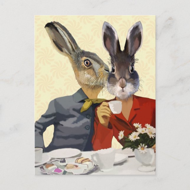 Ladies Gossiping 2 Postcard (Front)