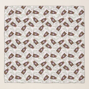 "Ladies Groundhog Day Chiffon Scarf" Scarf