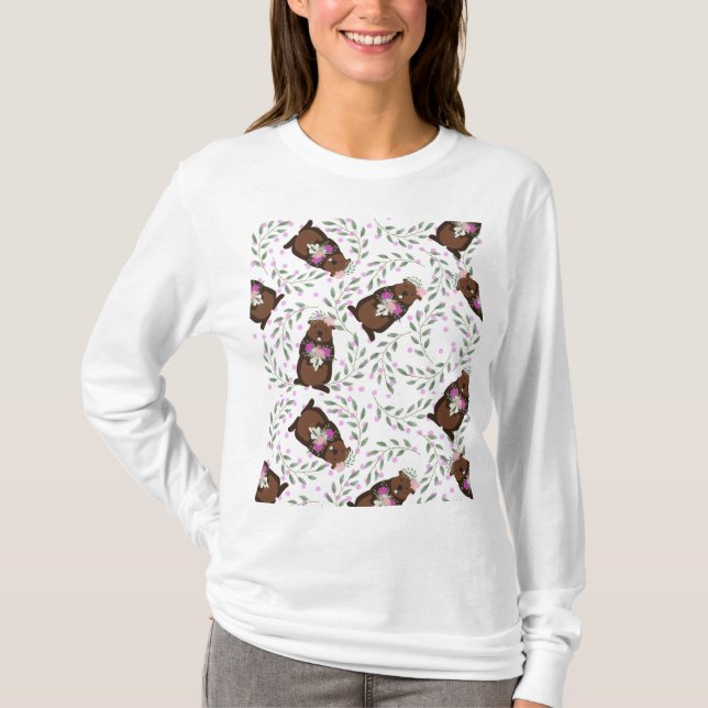 Ladies Groundhog Day T-Shirt (Front)