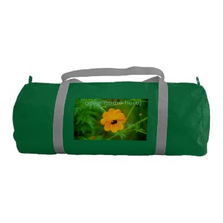 Ladies Gym Bag with photo of a Brown-Eyed Susan