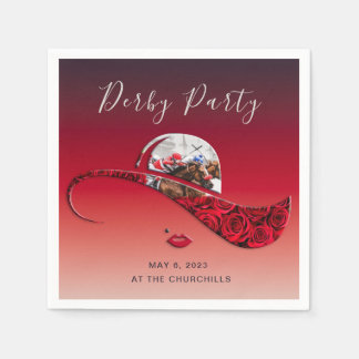 Ladies Hat Derby Party Napkins