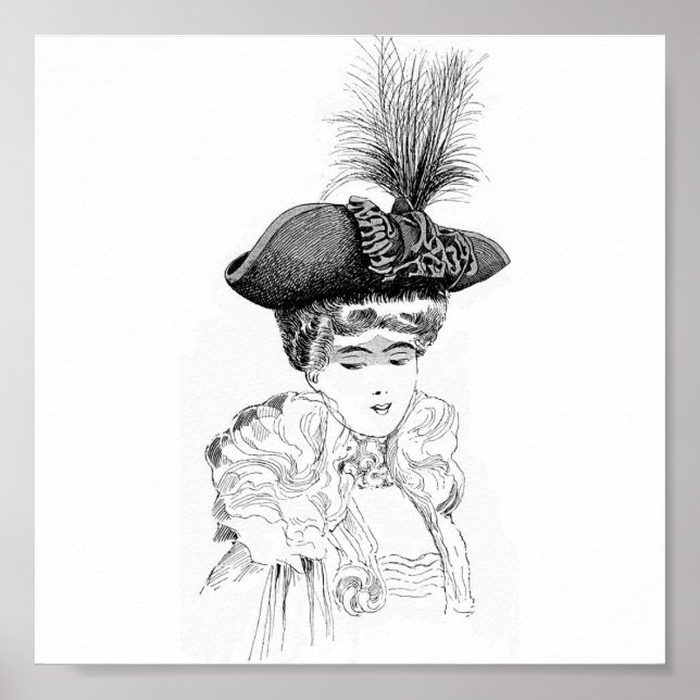 Ladies' Hat Poster (Front)