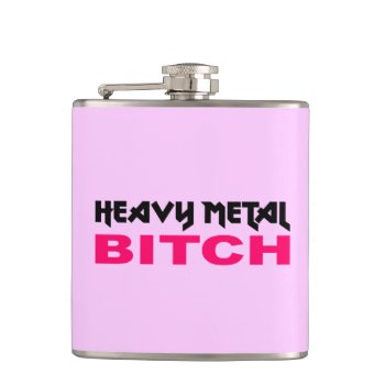 Ladies Heavy Metal Flask by HeavyMetalHitman at Zazzle