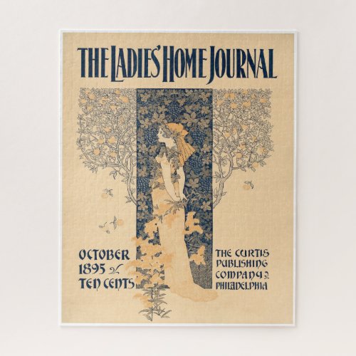 Ladies Home Journal October 1895 Magazine Cover Jigsaw Puzzle