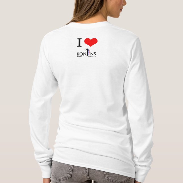 Ladies hoodie T-Shirt (Back)