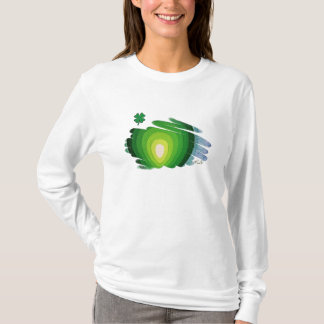 Ladies Hoody  Long Sleeves, Evergreen Shamrock
