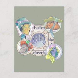 Ladies in the street Postcard