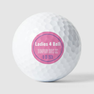 Ladies League Tournament Souvenir Golf Ball