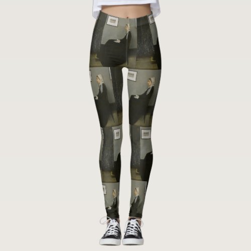 Ladies Leggings with Whistlers Mother Print