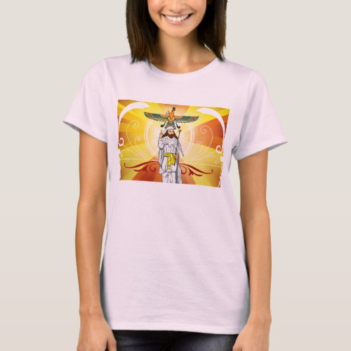 Ladies Light of Ahura Mazda Organic Tee