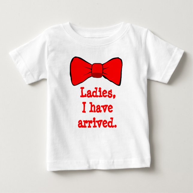 Ladies lil man Infant T-Shirt (Front)