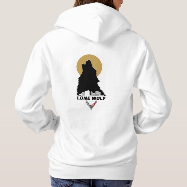 Ladies Lone Wolf Hoodie (Back)