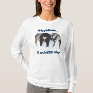 Ladies Long Sleeve Australian Shepherd Shirt