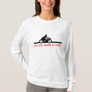 Ladies Long Sleeve Cotton T-Shirt