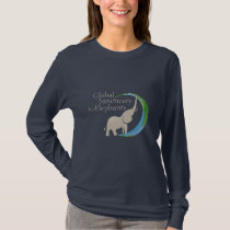 Ladies long sleeve tee with logo Ladies long sleeve tee with logo