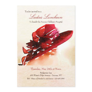 Ladies Luncheon Fundraiser Invitation