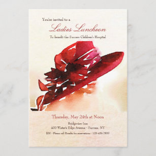 Ladies Luncheon Fundraiser Invitation