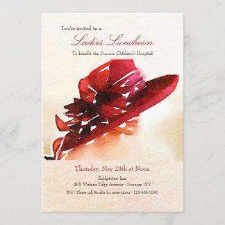Ladies Luncheon Fundraiser Invitation