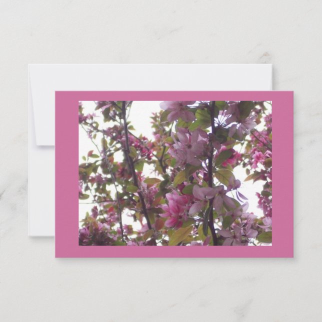 Ladies' Luncheon with Cherry Blossoms Invitation (Front)