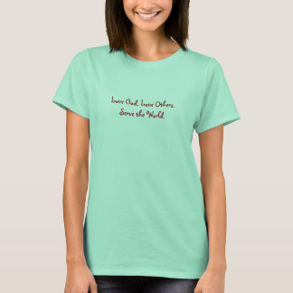 Ladies Melange Ringer T-shirt w/ Mission