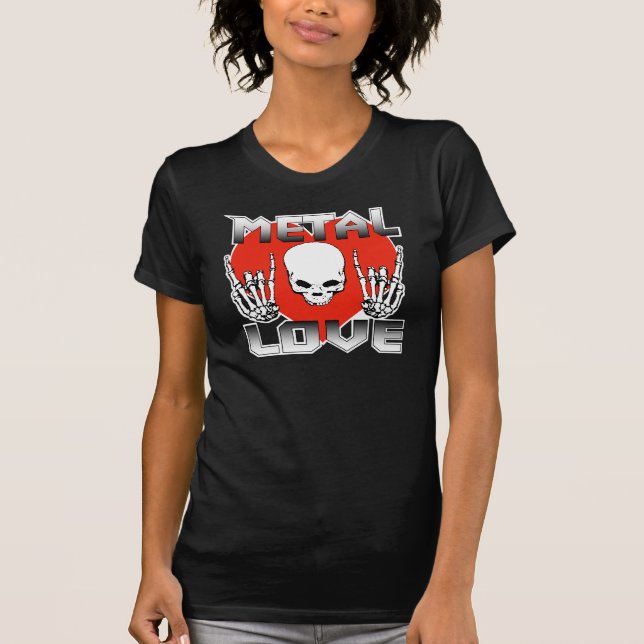 LADIES METAL LOVE SHIRT (Front)