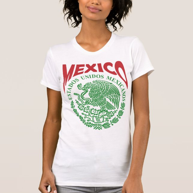 Ladies Mexican Shirt - Mexico Playera (Front)