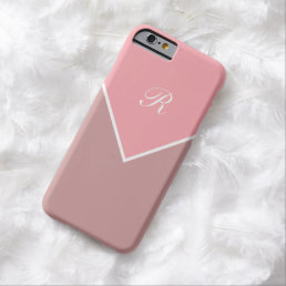 Ladies Modern Monogram Style Barely There iPhone 6 Case