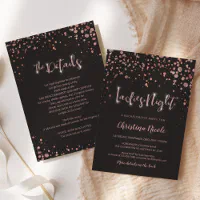 ladies night invitations