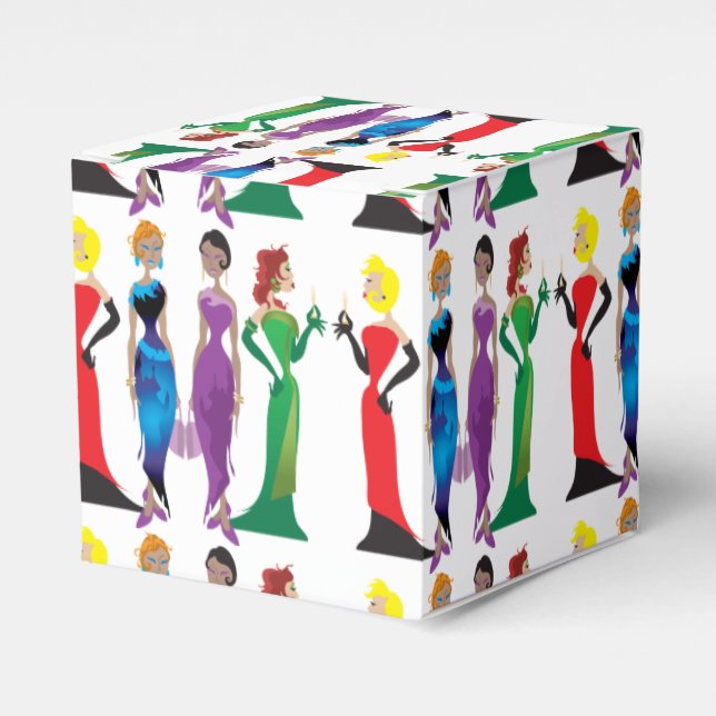 Ladies' Night Favor Boxes (Front Side)