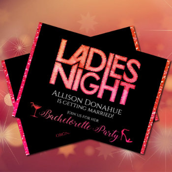 Ladies Night Invitation by creativeclub at Zazzle