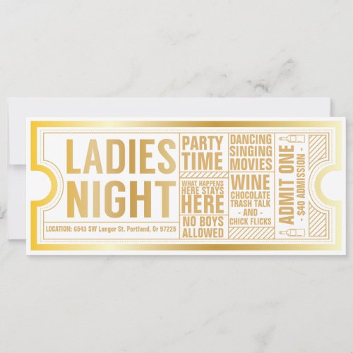 Ladies Night Invitation_Customize it Invitation