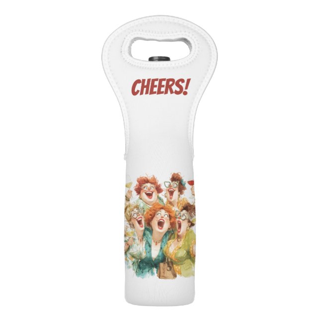 Ladies’ Night Laughter Wine Bag (Front)